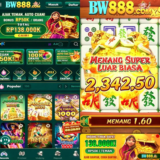 Tampilan utama bw888
